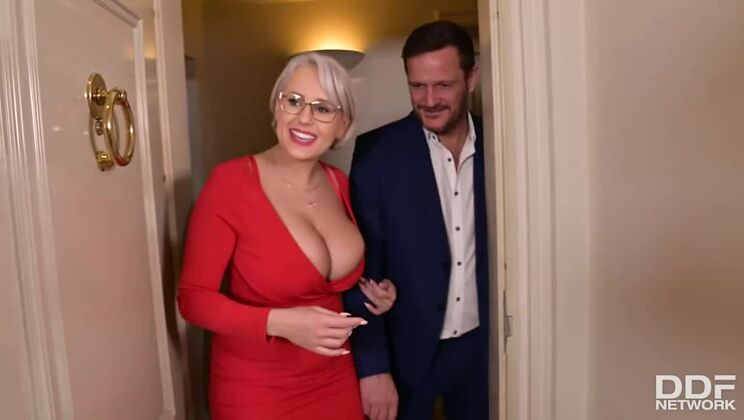 [DDFNetwork] - Stockings & High Heels - Sofia Lee & Angel Wicky Valentine's Day Anal & Cumshot