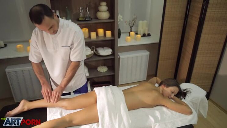 [TheArtPorn] - Nensi B Medina enjoys a deep massage - Foxy Di