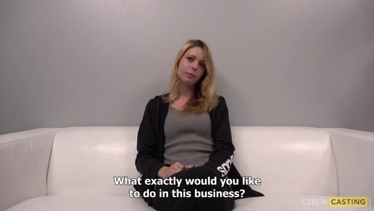 [CzechCasting] - Hot Blonde Nikola Casting Gangbang