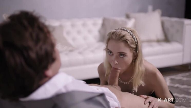 Blonde Beauty Chloe’s Skilled Hand Action