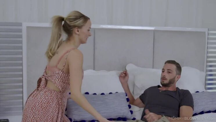 [MommyBlowsBest] - Caught with Blonde Step-Mom Pristine Edge - Wild Deepthroat - Pristine Edge