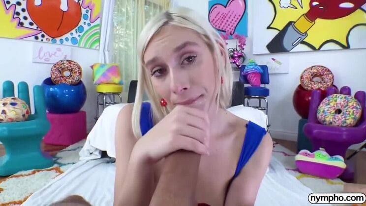 [Nympho] - Kay Lovely Pussy Fuck - Blonde Teen Takes Load - Kay Lovely