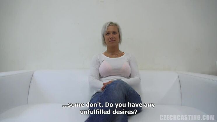 [CzechCasting] - Lenka - Sexy Czech Blonde with Big Booty - Silvia Onfire