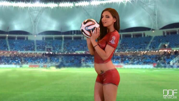 [1By-Day] - Russian Tattooed Henessy: Brunette Outdoor Medium Tits Action - Mary Rock - Jordi El Niño Polla