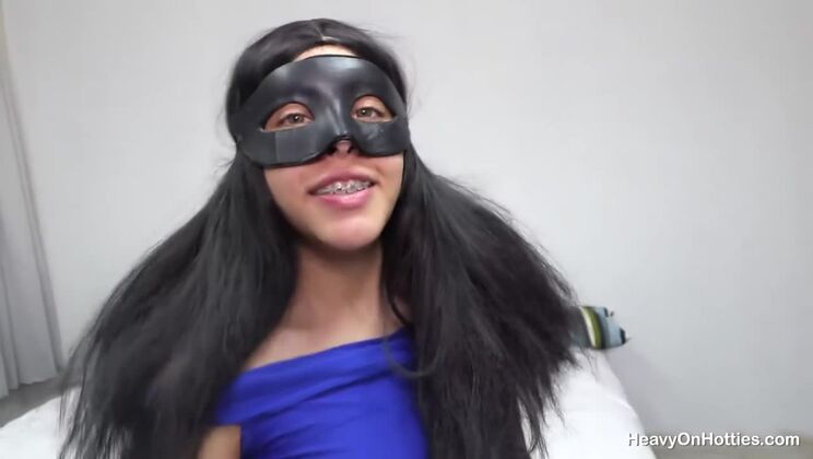 Canela Mask Shit Scene Face and Ass