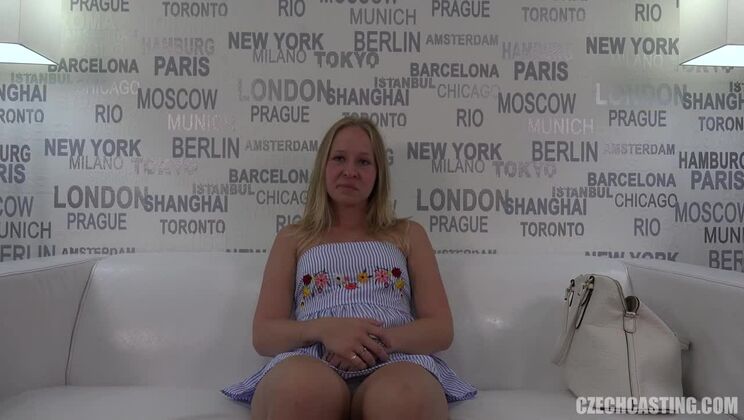 [CzechCasting] - Veronika, a Blonde Czech Model in Casting - Veronika