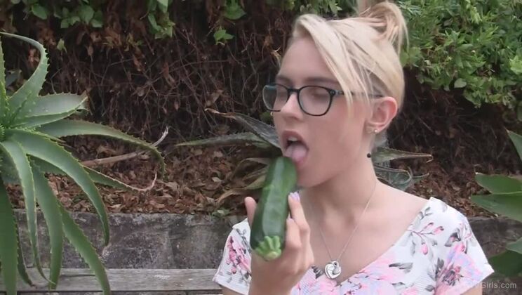 Chloe Young and Naked in English