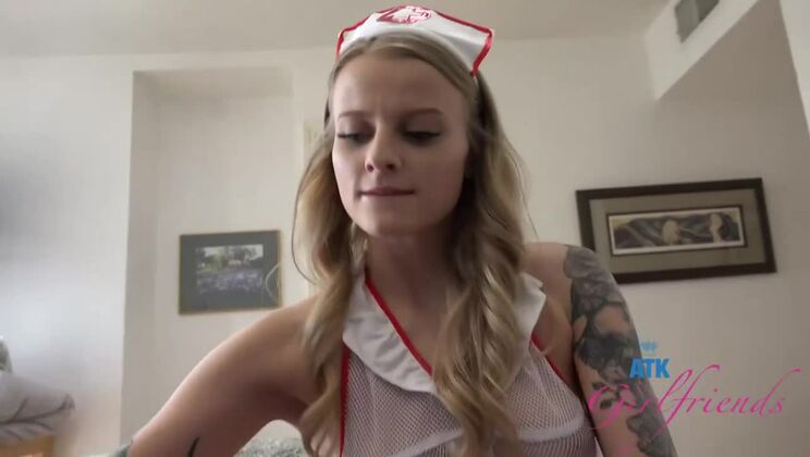 [ATKGirlfriends] - Amateur Nurse Paris White in POV Sex - Paris White