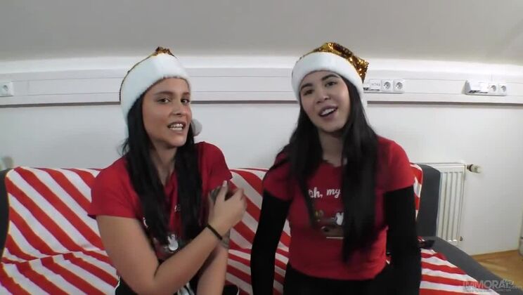 [ImmoralLive] - Pregnant Stepdaughter's Big Christmas Surprise for Matt Bird - Matt Bird - Jennifer Mendez