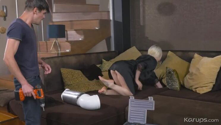 [KarupsPrivateCollection] - Blonde Angie Lynx - Tattooed and Desperate for Drilling - Angie Lynx