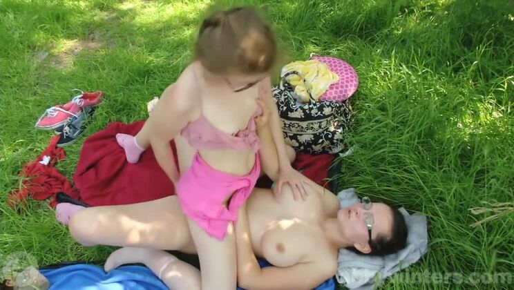 Maia and Jada Lesbian Outdoor Adventure