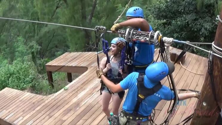 [ATKGirlfriends] - Watch Anya Olsen's POV Zipline - Anya Olsen