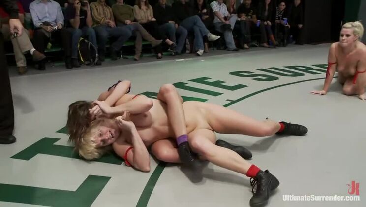 [UltimateSurrender] - 2010 Tag Team League: Mellanie Monroe, Ariel X, and Tara Lynn Foxx Battle TEAM ICE - Tara Lynn Foxx - Mellanie Monroe - Ariel Carmine