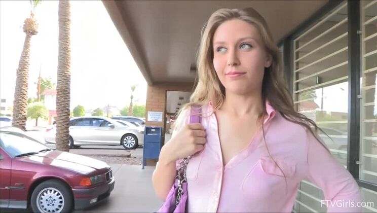 [FTVGirls] - Brianna Gets Down in Public as a Blonde Nudist - Brianna