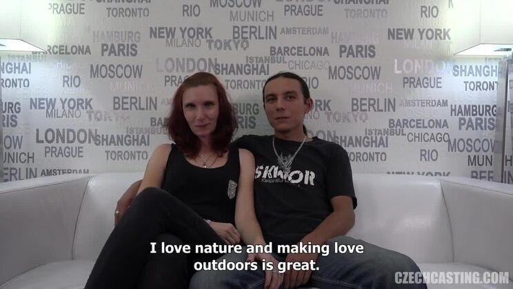 [CzechCasting] - Hanka the Redhead Takes Two in European Fuck - Bara
