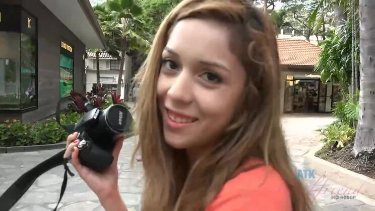 [ATKGirlfriends] - Latina Kristina Bell's Creampie After Foot Play - Kristina Bell