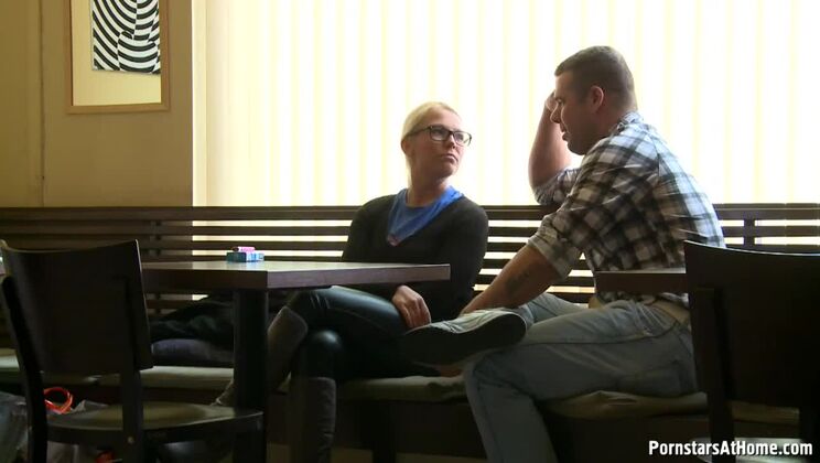 Leave The Bar Behind With This Sexy Blonde!