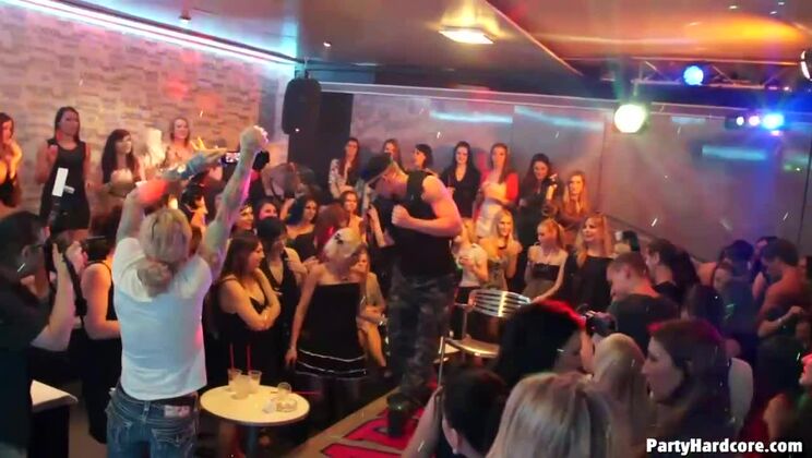 [Tainster] - Wild Party with Girls in Stockings & Lingerie - Momo - Ellie Wain - Romeo Fist