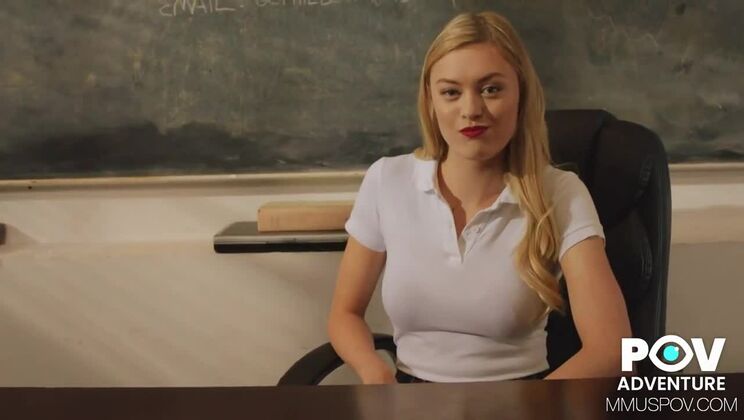 [ModelMediaUS] - Teach Me Sex, Amber Moore - Blonde POV Fun - Amber Moore