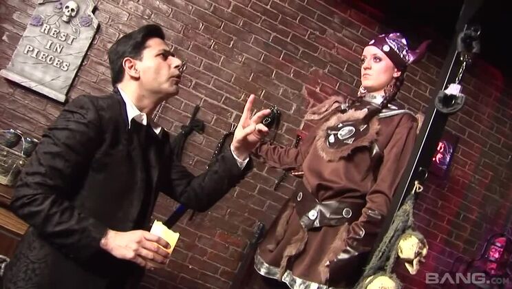 Cherise Wearing Stockings Gets Facial After Orgasm