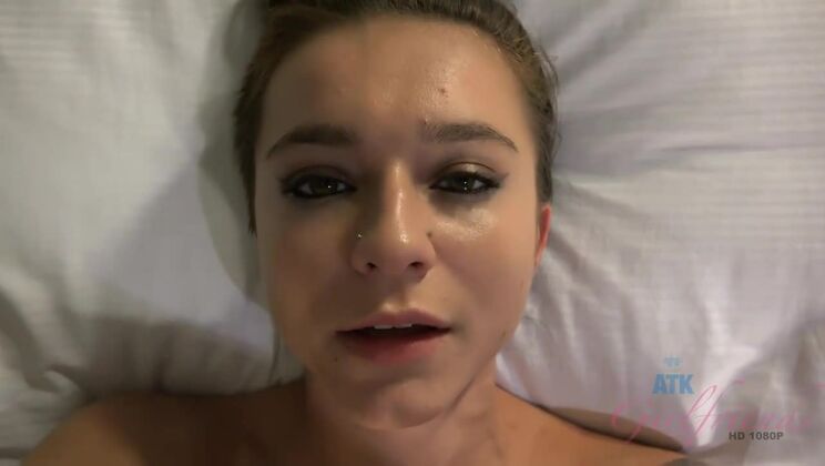 [ATKGirlfriends] - Kharlie Stone can't wait for that load - Kharlie Stone