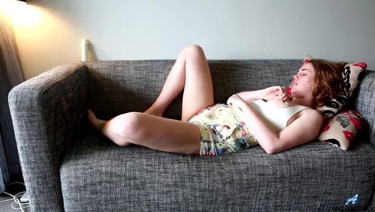 Molly Broad's Solo Big Tits Tease