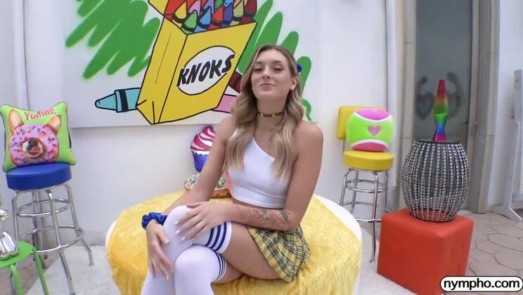 [Nympho] - Tattooed Charlotte Sins in Blonde and Big Ass Action - Charlotte Sins