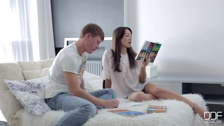 Ada's Brunette and Pussy Licking Delight