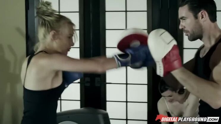 [Blockbuster] - Jesse Jane's Big Tits Bounce in Gym Sex - Scott Nails - Jesse Jane