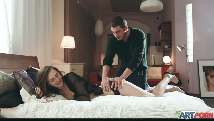 Timur Makes Russian Ariadna Scream in Heels