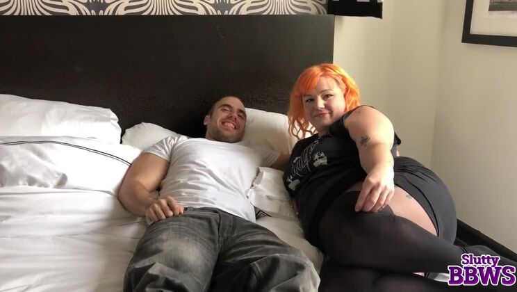 [SluttyBBWs] - Redhead BBW Courtney Trouble - Deepthroat Queen - Courtney Trouble