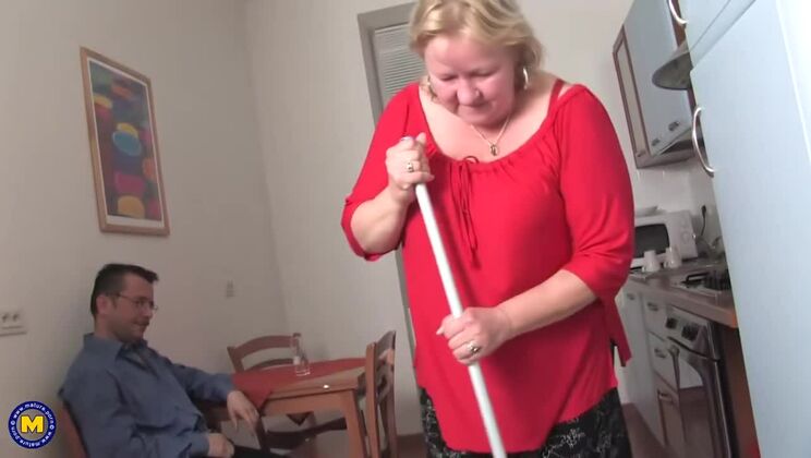 [Mature.nl] - Mature Chubby Blonde Big Tits Sex - Jade