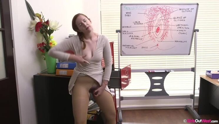 [GirlsOutWest] - Darcy - Hairy Brunette Filing