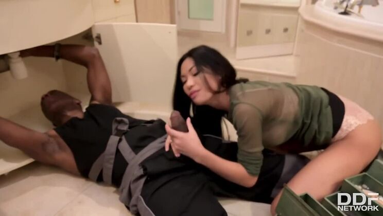 [DDFNetwork] - Asian Polly Pons in Brunette Lingerie Fuck - Polly Pons