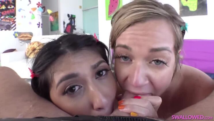 [Swallowed] - Penelope & Rory's Cum Swallowing Extravaganza - Penelope Woods - Rory Knox