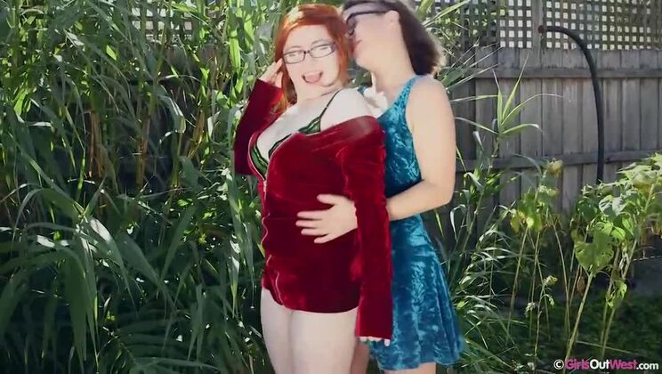[GirlsOutWest] - Brunette & Redhead Outdoor Fun - Pt1 - Rosie - Panda
