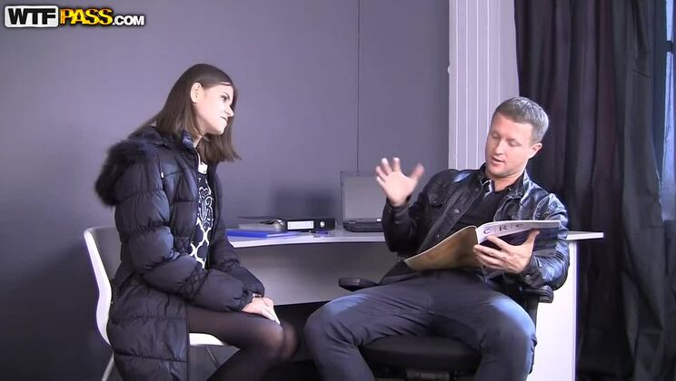 [MeetSuckandFuck] - Anna Taylor Gets Fucked in Job Interview - Anna Taylor