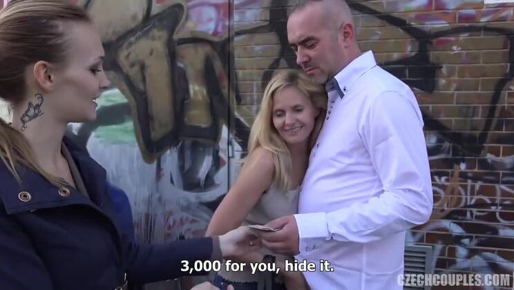 Outdoor POV Sex with Czech Blonde and Brunette