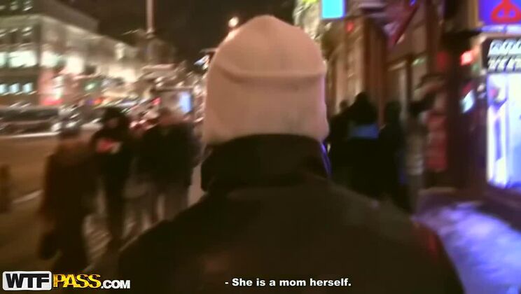 [PickupFuck] - Denis, Eric, and Mayola Get Redhead Slut On in a Public Toilet - Sergei - Edik - Alisha Lera