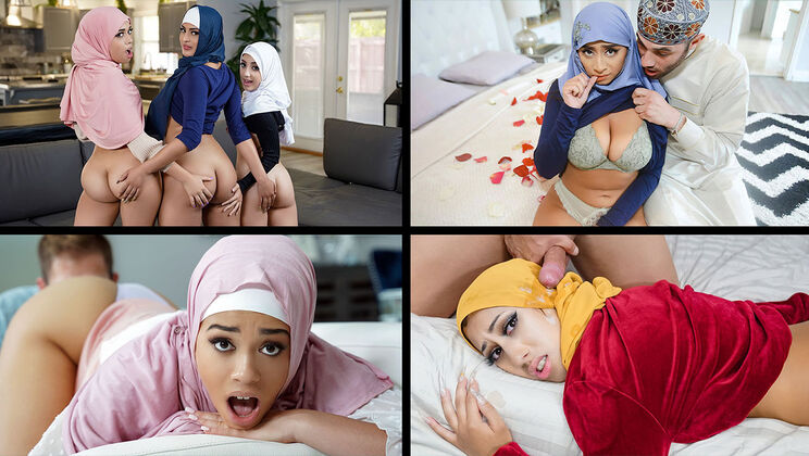 [TeamSkeetSelects] - Hijab Hookup Delights - Aaliyah Hadid - Ella Knox - Penelope Woods - Willow Ryder