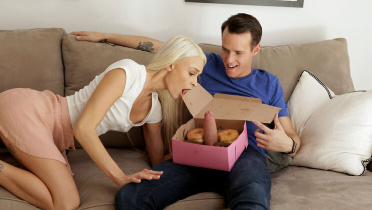 [StepSiblingsCaught] - Small Tits Emma Hix's Female Orgasm - Emma Hix