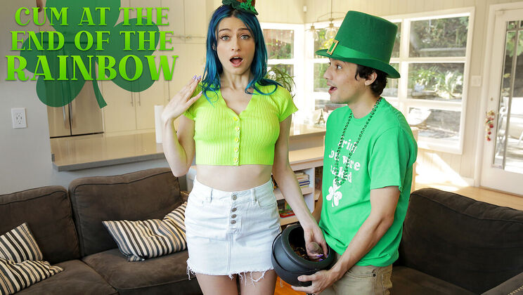 Couple Fucks at Rainbow's End in POV