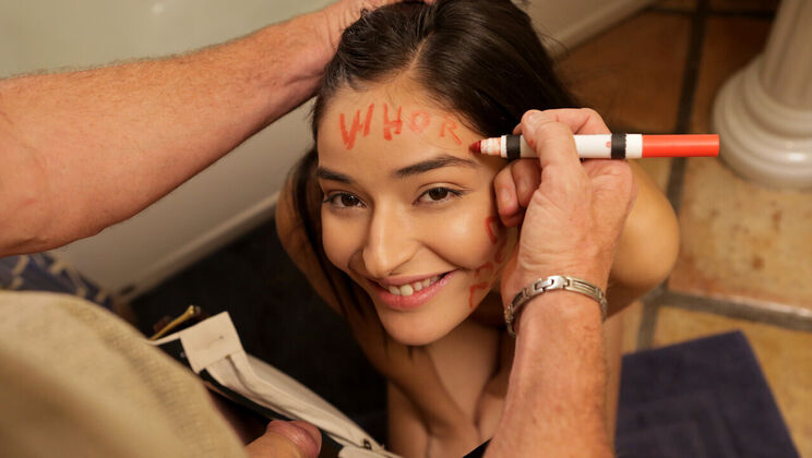 Long Hair Brunette Anal Slut