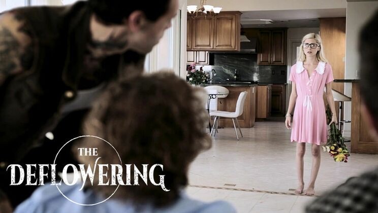 [PureTaboo] - Gangbang Facial for Blonde Teen