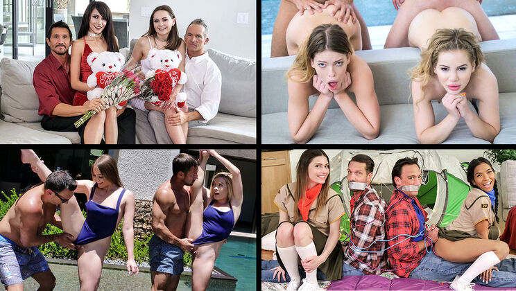 [DaughterSwap] - Compilation of Taboo Family Swap - Hime Marie - Aften Opal - Katie Kush - Kenzie Madison