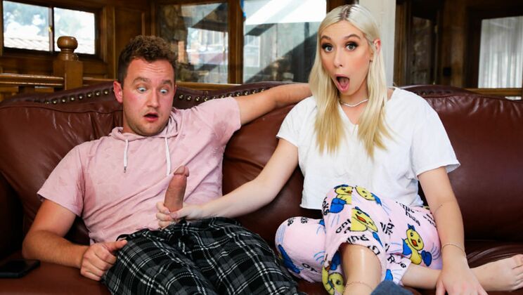 [OutOfTheFamily] - Big Tits Stepsister Licks Pussy & Takes Cum in Mouth - Van Wylde - Kay Lovely