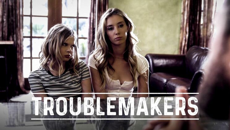 [PureTaboo] - Blonde Teen Threesome Troublemakers