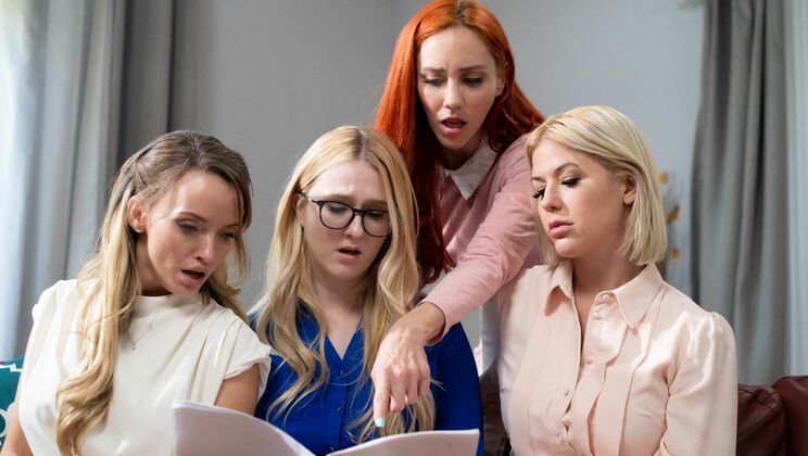 [Girlsway] - Big Tits Blondes Association - Pristine Edge - Kit Mercer - Audrey Madison - Jupiter Jetson