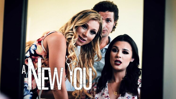 [PureTaboo] - Blonde and Brunette Teens in a Lesbian Threesome