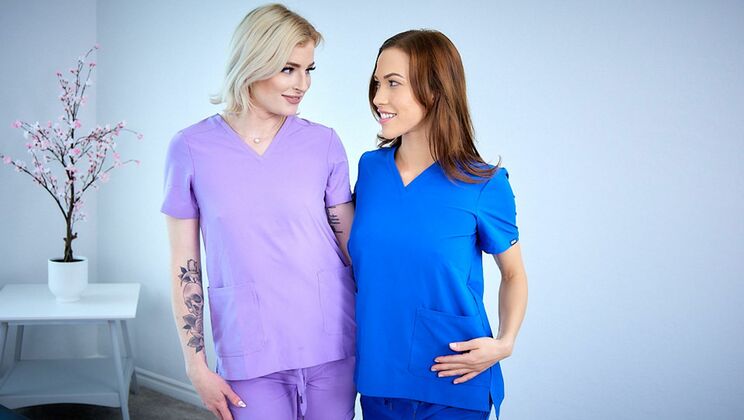 [AllGirlMassage] - Diana and Hyley Lesbian Love - Diana Grace - Hyley Winters